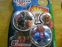 Bakugan Bakuswap Starter Pack (Black Wavern, Blue Clayf, Tan Mystery Ball)