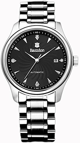 Bestdon Swiss Men's Watch Autumaic Mechanica Waterproof with Crystal Kares Stainless Steel