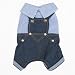   - BLUE SHIRT OVERALL Pet Appareal dog clothes APPAREL Chihuahua Teacups Miniature L