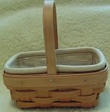 Longaberger 2000 Parsley Booking Basket Set