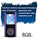 G.G.Martinsen Versatile MP3/MP4 Player with a Memory Card, Support Photo Viewer, Mini USB Port 1.8 LCD, Digital MP3 Player, MP4 Player, Video/Media/Music Player (Lightpurple)