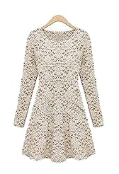 Long Sleeves Brocade Party Dress 