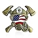 United States Firefighter Prayer Challenge Coin Fire Respirator Shaped