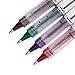 uni-ball® Vision™ Elite™ Liquid Ink Rollerball Pens, Bold Point, 0.8 mm, White Barrels, Assorted Ink Colors, Pack Of 4