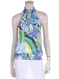 Flamingo Sexy Sheer Patterned Halter Top