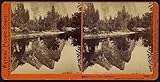 IMAGE OF Photo Mirror view, Three Brothers, Yosemite Valley, Mariposa County, Cal.