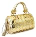 Versace Gold & Silver Leather Handbag