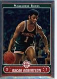2006 07 Topps Chrome Basketball Card #156 Oscar Robertson Milwaukee Bucks