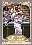 2012 Topps Gypsy Queen Baseball Card # 285 Carlos Santana - Cleveland Indians (ENCASED MLB Trading Card)