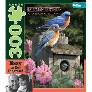 Buffalo Games Hautman 300 - Garden Bluebirds