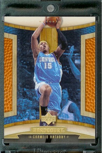 2006-07 Upper Deck Hardcourt #22 Carmelo Anthony Denver Nuggets Basketball Card - Mint Condition - In Protective Display Case