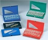 Standard size Green Double 6 Dominoes w/ White dots