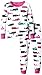 Hatley Little Girls' Pajama Set Overall Scarf Whales Girls