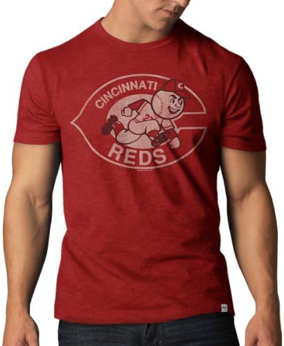 MLB Cincinnati Reds Men's Basic Scrum Tee, XX-Large, Rescue Red