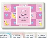 51MfO2jRxJL. SL160  Pink Hearts, Moons, and Pacifiers Design Personalized Mint Container Favors (Set of 72) Reviews