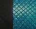 Big Fish Scale Blue Stretch Spandex 58 Inches Wide Sold by The Yard