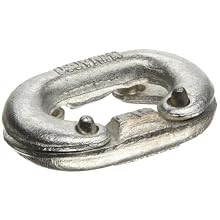 CM M615G Carbon Steel Electro GalvanizedConnecting Link, 5/16" Trade, 1900 lbs Working Load Capacity, (Pack of 10)