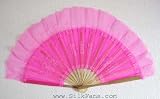 Dance Fans - 26 x 15 Pink Silk - FB197