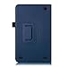Fintie WinBook TW802 / TW801 Tablet case, Premium PU Leather Slim Fit Folio Stand Cover with Stylus Loop for WinBook TW802 / TW801 8-Inch Windows 8.1 Tablet, Navy