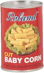 Roland Baby Corn, 15-Ounce Tins (Pack of 24)