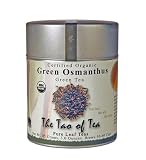 The Tao Of Tea Flower Scented And Blended Green Tea Green Osmanthus Gui Hua Cha, Certified Organic, 3-Ounce Tin (Pack of 3)