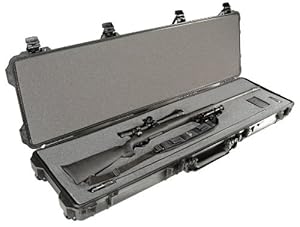 Pelican Products 1750 Gun Case with Foam for Rifle, Black
