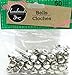 (Pack of 2) 50 Handmade Small Craft Jingle Bells (Silver)