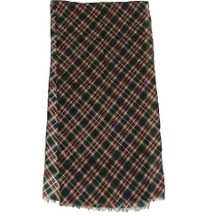 Lauren Ralph Lauren Rectange Scarf - Style 489603 Black Plaid