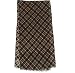 Lauren Ralph Lauren Rectange Scarf - Style 489603 Black Plaid