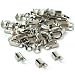 40 Cord Ends Leather Bead Necklace Connector Clasps