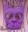 Brutus the Bull Dog Self Defense Keychain- Purple