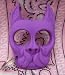Brutus the Bull Dog Self Defense Keychain- Purple