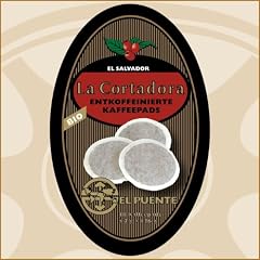 El Puente Kaffeepads El Salvador, entkoffeeiniert, kbA, 5er Pack (5 x 126 g)