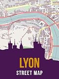 Lyon, France Street Map