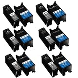 from UK Compatible ink FREE POST!! Four Set and Four Black Compatible ink for Dell All In One P713w Printer, Free UK Mainland post, quality UCI ink sold by UK compatible ink