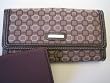 lNine West "Urban Signs" Checkbook Wallet in Khaki / Chestnut