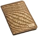 Cole Haan Hand-Woven Leather Cover for 2nd Generation Kindle,Light Bronze