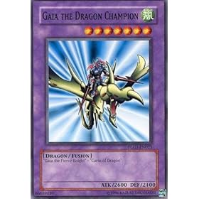  Yu-Gi-Oh! - Gaia the Dragon Champion - Dark Legends - #DLG1-EN023 - Unlimited Edition - Common