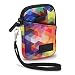 USA Gear Digital Camera Case Sony Cyber-Shot DSC-RX100 IV, Canon Powershot SX720 & More - Protective Cushion, Accessory Pockets & Belt Loop - Store Camera, Batteries, Cables & More - Geometric