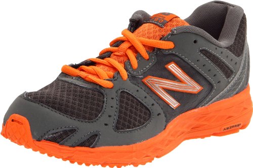 New Balance 790 Lace-Up Running Shoe (Little Kid/Big Kid),Dark Grey/orange-GO,12 W US Little Kid