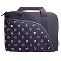 Laptop Slim Neoprene Skin Sleeve with Carrying Handle (Pink) to Protect the Acer Aspire One AOD150-1920 10.1-Inch Ruby Red Netbook