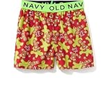 オールドネイビー OLD NAVY/ プリントウーブンボクサー1-パック ジンジャーブレッドマン 下着 XS【並行輸入】