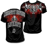 CONTRACT KILLER NECESSITY MMA BLACK W/RED T-SHIRT SIZE LARGE