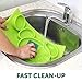 Silicone Placemat + plate with 3 built-in dividers + Cup Holder- for baby and toddlers- non-slip -dishwasher safe,microwave safe,BPA Free-90days warranty-Packaging with protection from damage (Green)