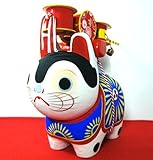 民芸品 江戸張り子 張子犬 でんでん太鼓 犬 (大) 民芸品 江戸張り子 張子犬 でんでん太鼓 犬 (大)