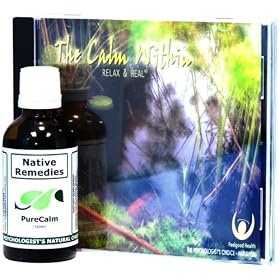 Native Remedies The Calm Within CD and PureCalm ComboPack for stress and anxiety relief... by Native Remedies