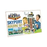 Super City Skyport Deluxe Building Set with Helicopter