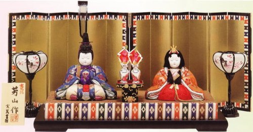 木目込人形　手づくり　お雛様　【東芸】親王飾り・京極(材料セット)　K313-12