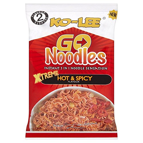Ko-Lee Go Noodles Xtreme Hot & Spicy Flavour (85g) - Packung mit 6