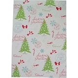 Cavallini Holiday Decoupage or Gift Wrap Paper, 3 sheets set